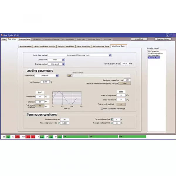 Dynamic Triaxial System DYNATRIAX EmS